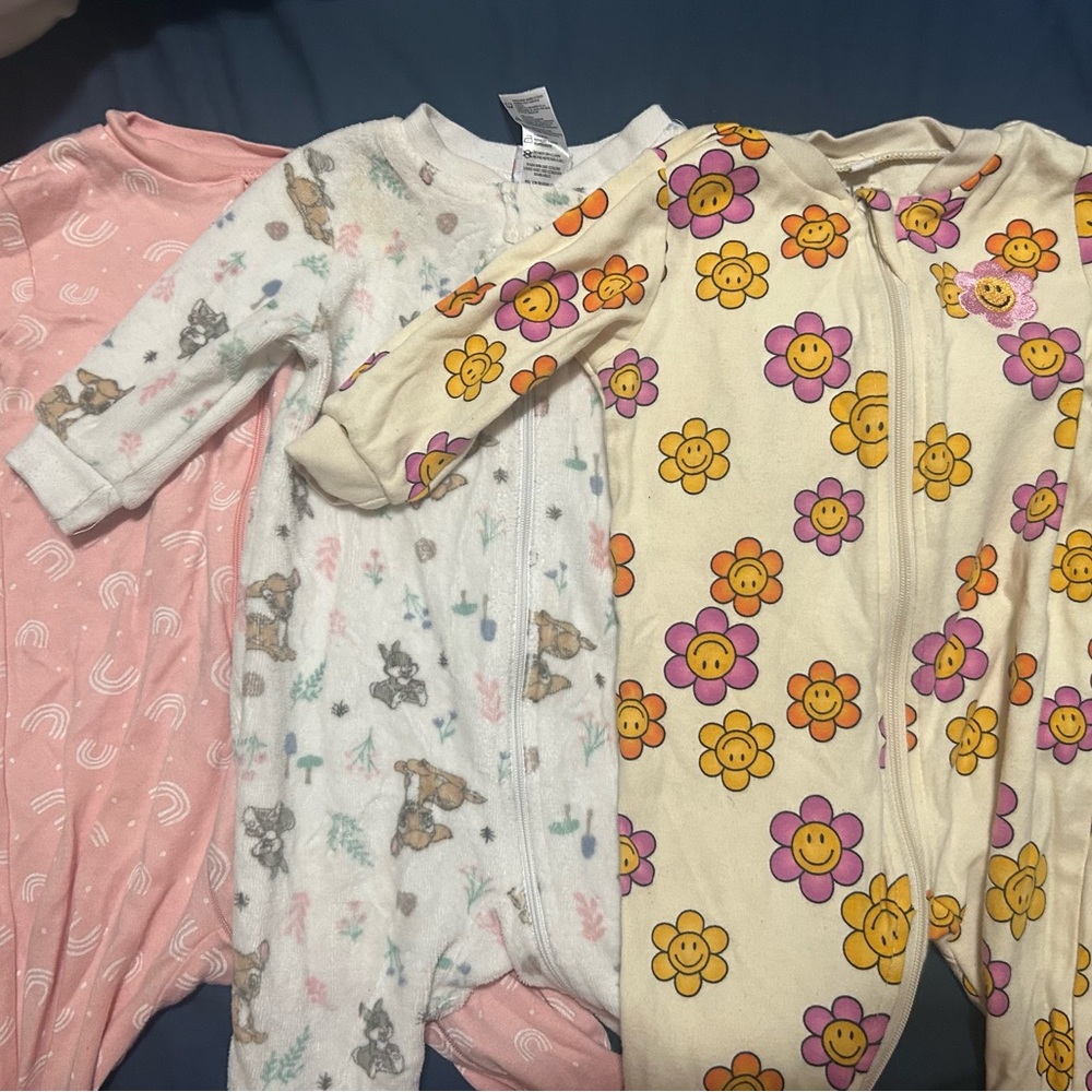 Floral and Animal Print Kids One Piece Set